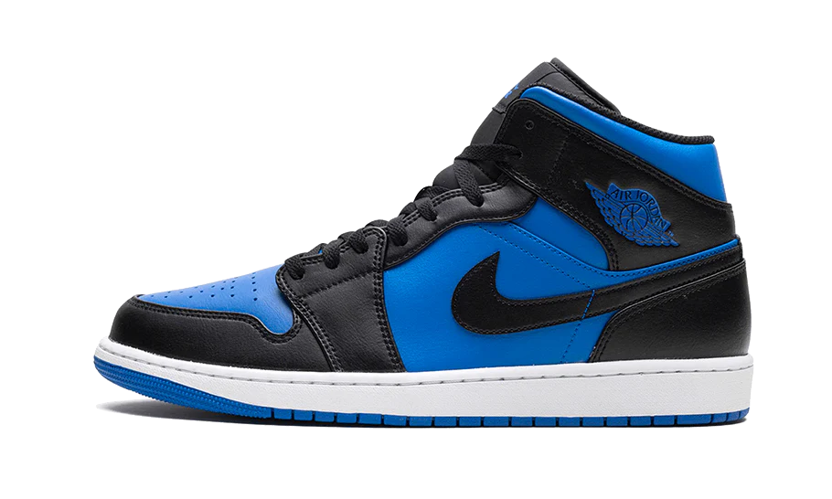 Jordan 1 Mid Black Royal Blue CROPZ