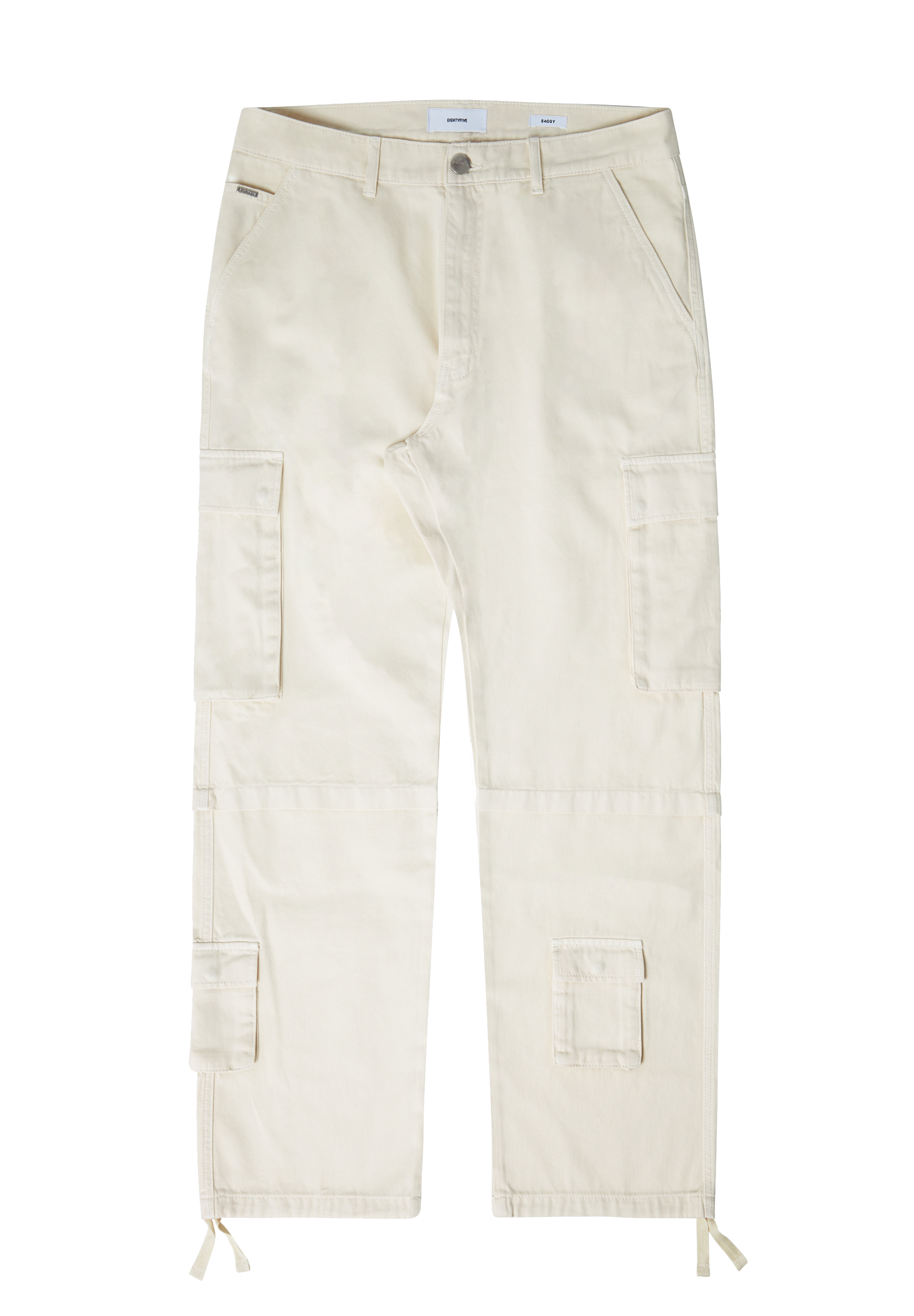 EIGHTYFIVE BAGGY PANTS - Cargo trousers - off white/off-white