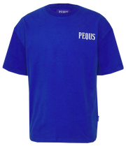PEQUS Island of Heartbreaks Chrom T-Shirt blue Vorderseite