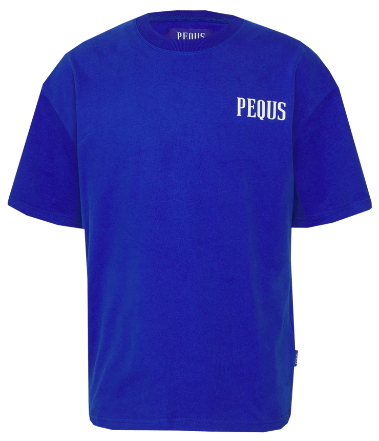 PEQUS Island of Heartbreaks Chrom T-Shirt blue Vorderseite