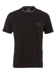 Carlo Colucci T-Shirt Basic Line Schwarz