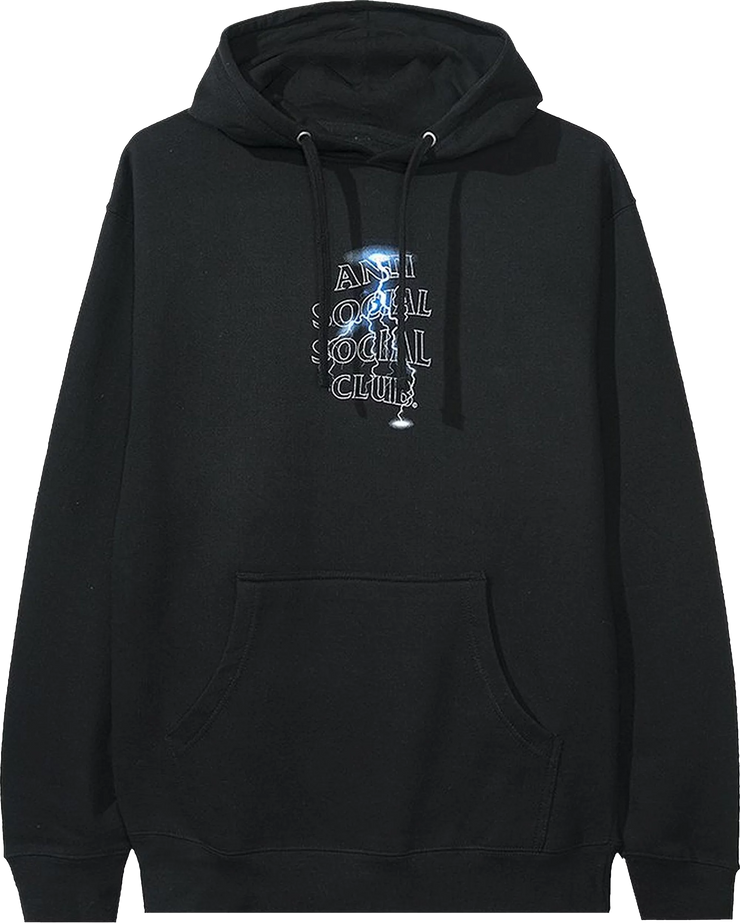 ASSC Blitz / Lightning Hoodie Schwarz Frontansicht