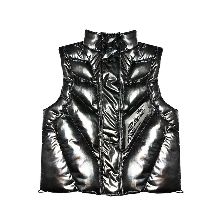 22DABE22 Metallic Dark Grey Vest