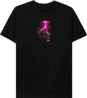 ASSC Lightning Shirt Schwarz/Pink (Save Your Tears) Frontansicht