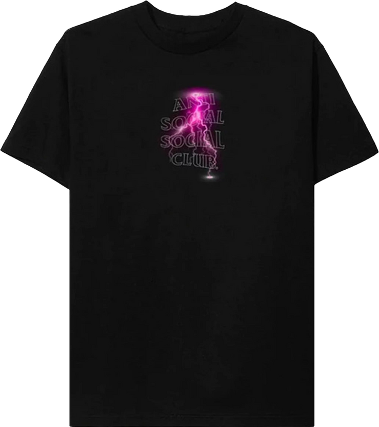 ASSC Lightning Shirt Schwarz/Pink (Save Your Tears) Frontansicht