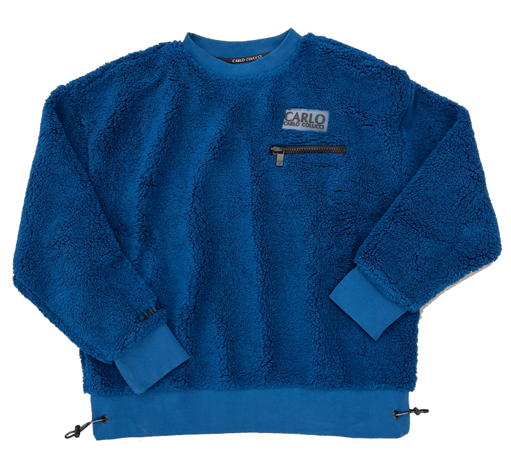 Carlo Colucci Sweater - Teddy Blue