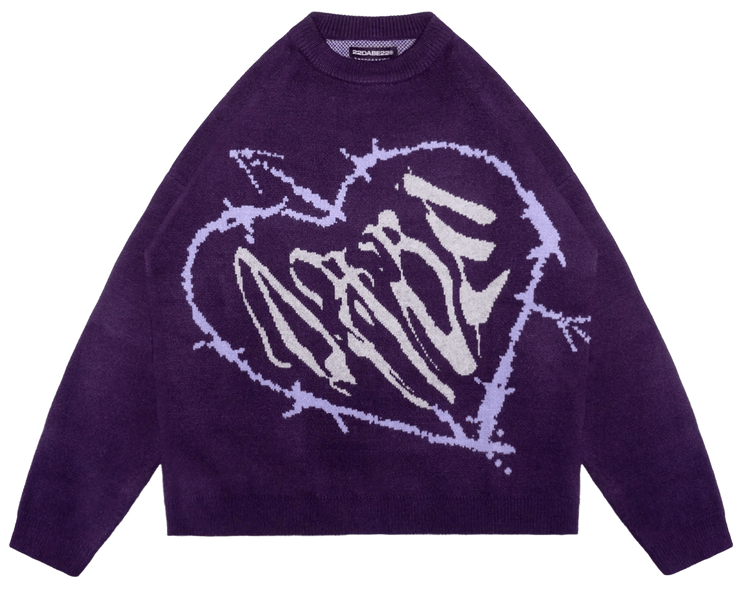 22DABE22 Deep Violet Amor Knit Cropz GmbH 