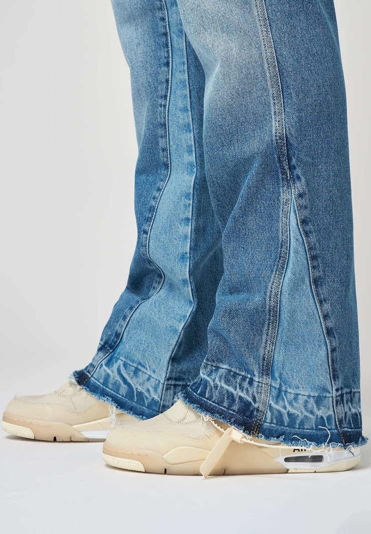 EightyFive Flared Jeans blue Bund