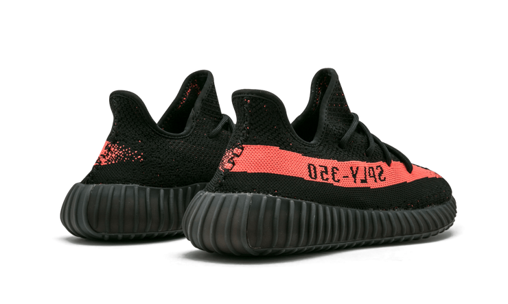 adidas Yeezy Boost 350 V2 Core Black Red (2016/2022) Rückansicht