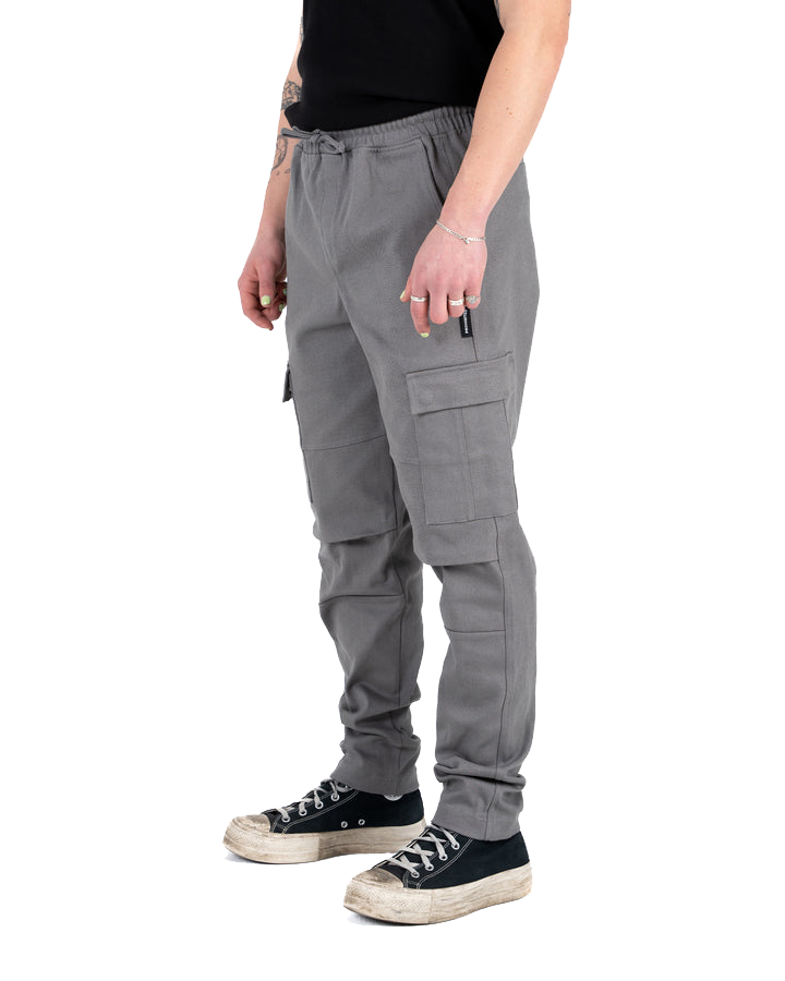 Prohibited Tapered Cargo Mid-Grey Model Seitlich