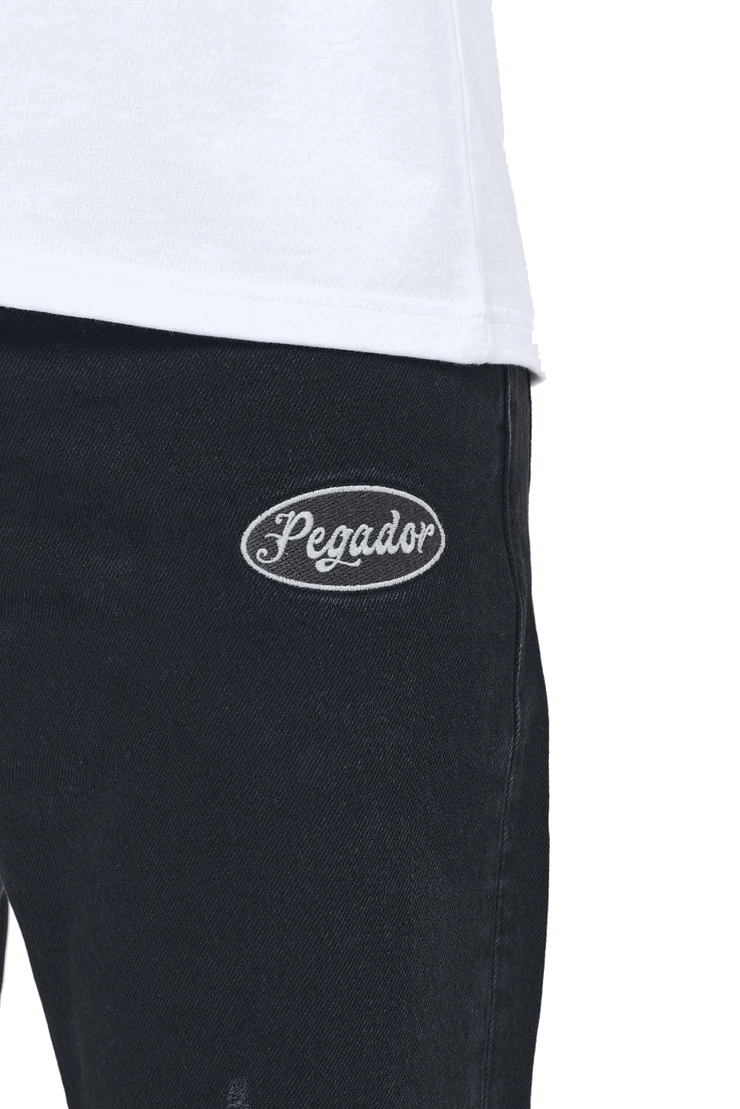 Pegador Alber Straight Jeans washed black ink