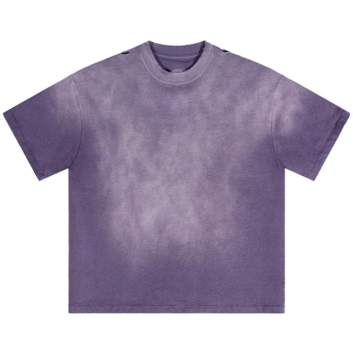 Basic Washed Dark Lavender Tee / T-Shirt