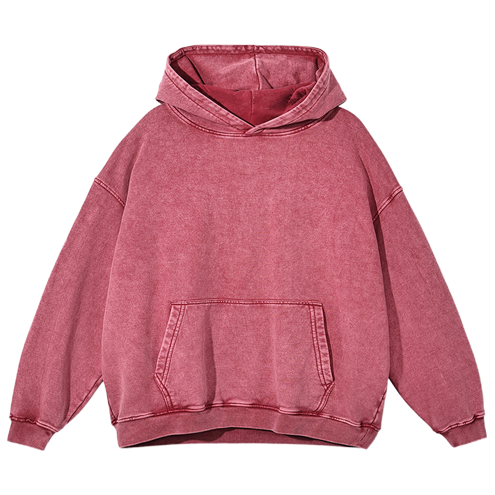 Basic Washed Rose Gold Hoodie