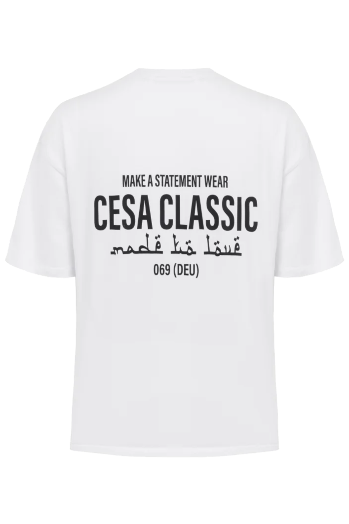 CESA Classic Heavy Shirt "MAKE A STATMENT - WHITE"