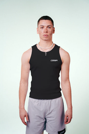 Model in CESA Tanktop - BLACK