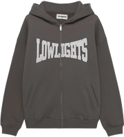 Low Lights Studios Boxer Zip-Hoodie washed grey