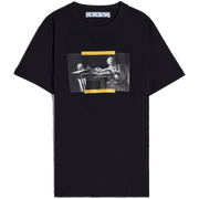 OFF-WHITE Caravaggio Painting S/S T-Shirt Black/Yellow Frontseite