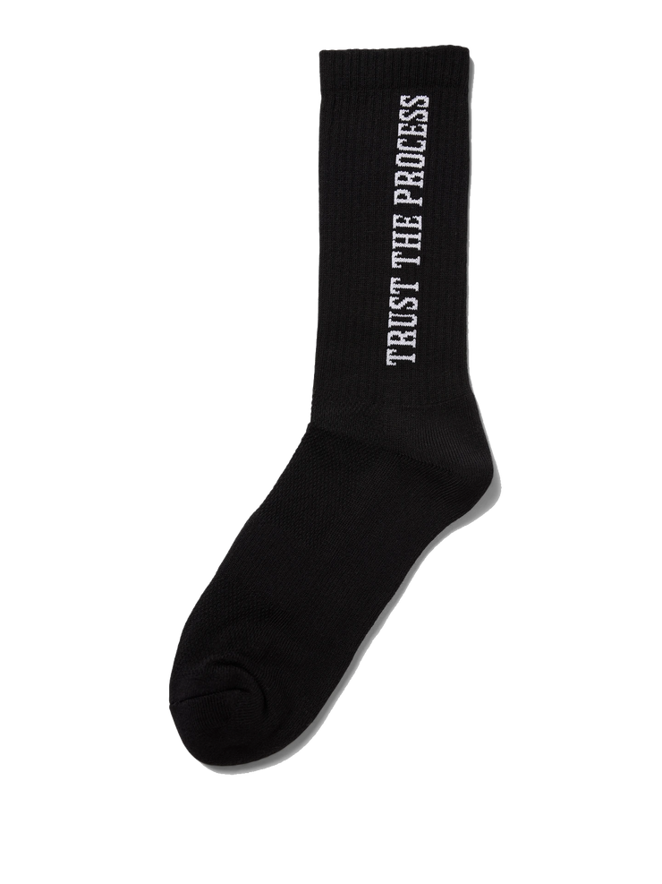 Pegador Trust The Process Cross Logo Socks black white