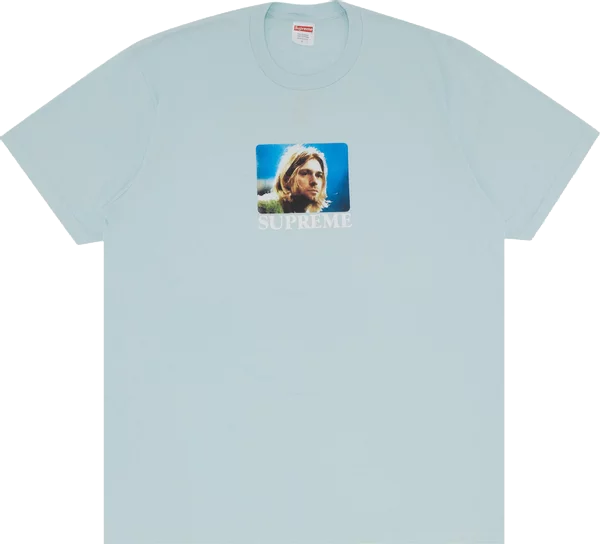 Supreme Kurt Cobain Tee Pale Blue Vorderseite