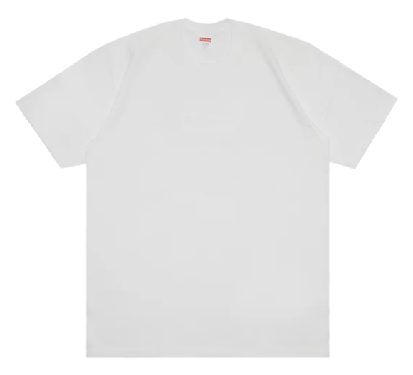 Supreme Tonal Box Logo Tee White Vorderseite