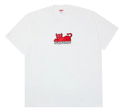 Supreme Toy Machine Devil Cat Tee White Vorderseite