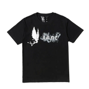 Vlone Smoke Demon Angel Shirt Schwarz