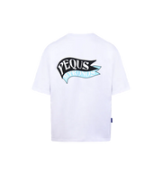 Pequs Myknos Flag T-Shirt white