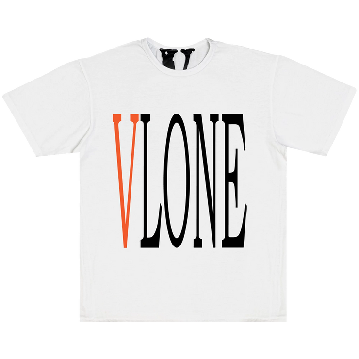 Vlone Staple Shirt Orange/Weiß