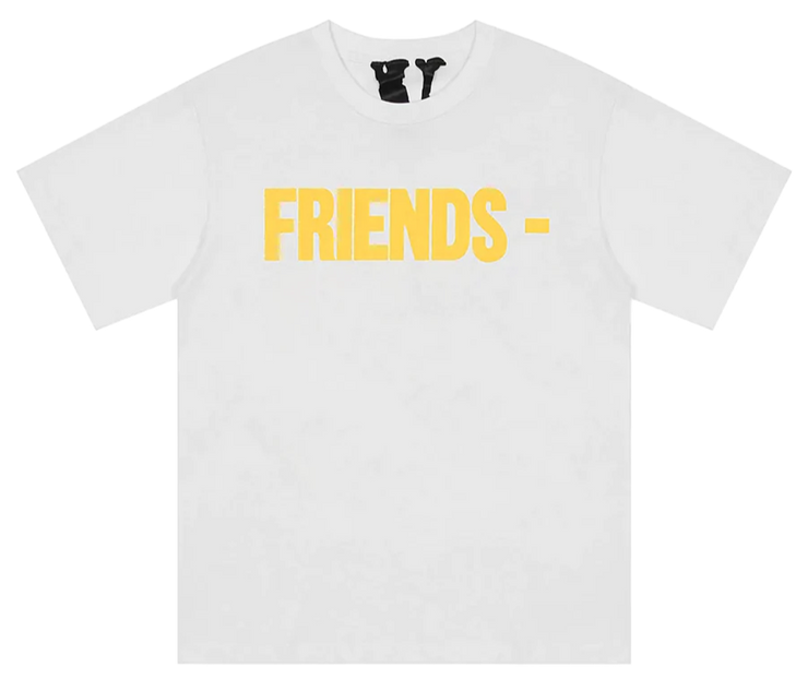 Vlone Friends Shirt Weiß/Gelb