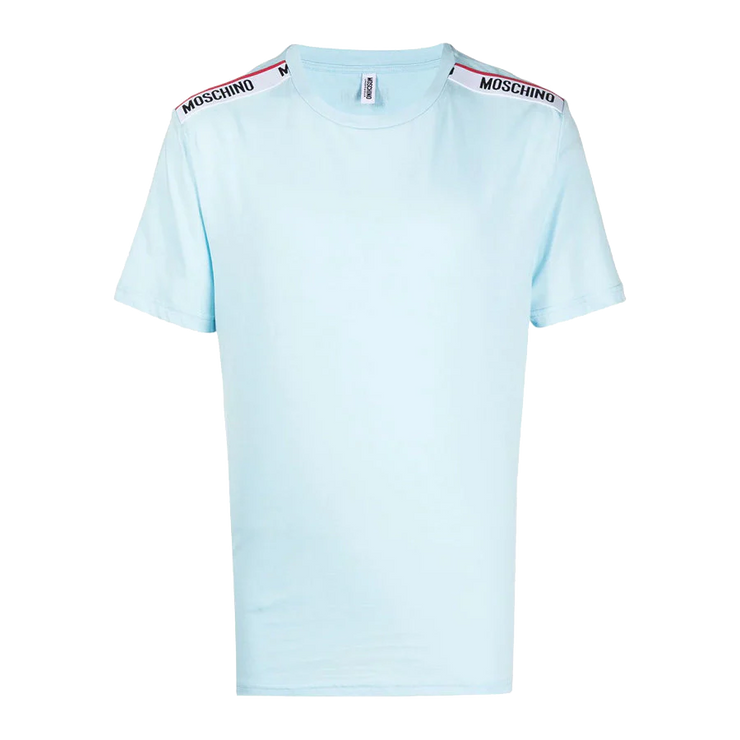 Moschino Shoulder Stripe Shirt Türkis