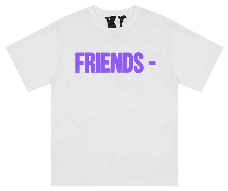 Vlone Friends Shirt Weiß/Lila