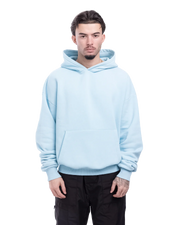 Prohibited Oversized Hoodie Baby (Stone Washed) Model männlich Frontansicht