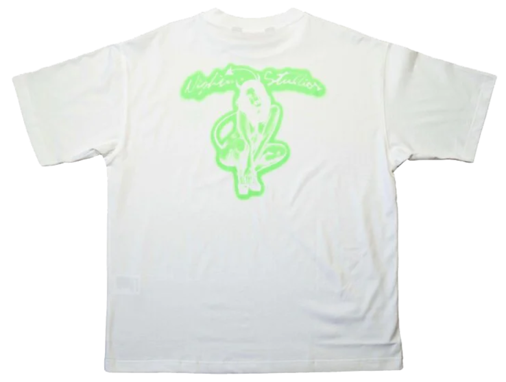 Nightmare Studios Neon Rave White Tee