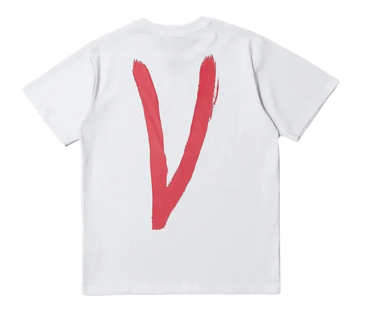 Vlone V Love Shirt Weiß/Rot