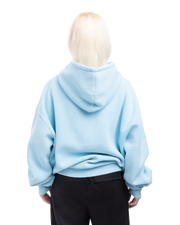 Prohibited Oversized Zip-Hoodie Babyblue