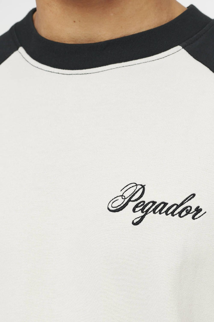 Pegador Hudson Raglan Oversized Tee Vintage washed angels cream