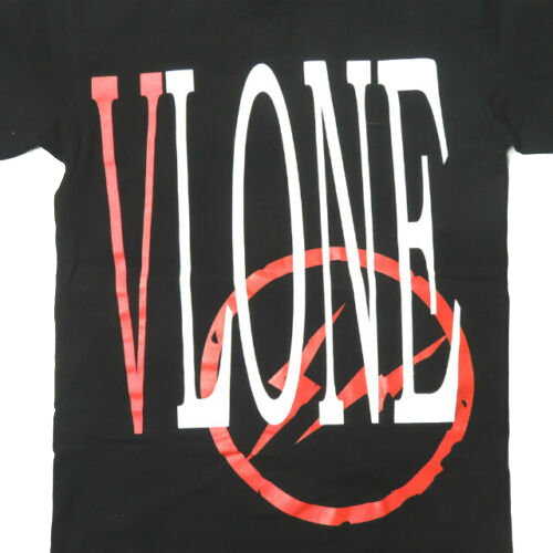 Vlone Fragment Staple Shirt Schwarz/Rot Vlone Print