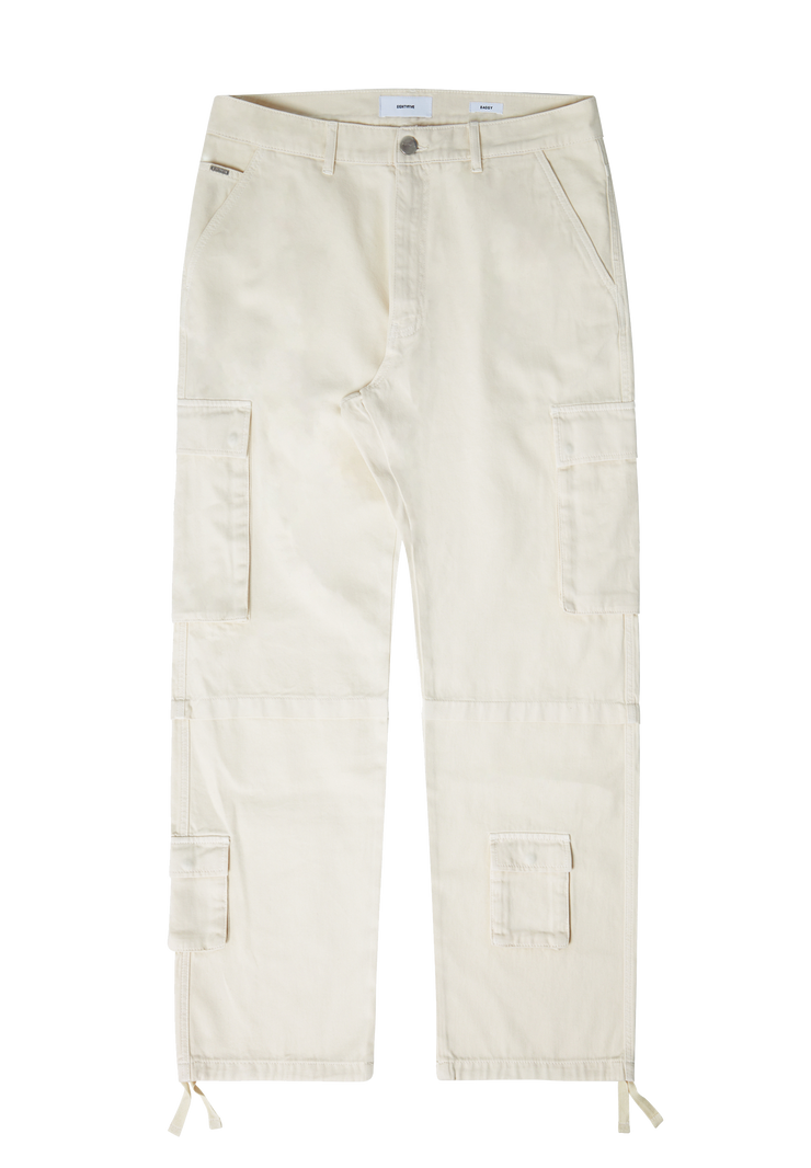 EightyFive Baggy Cargo Pants off white