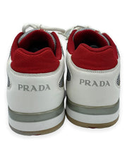 Prada Americas Cup Sneaker Weiß Grau