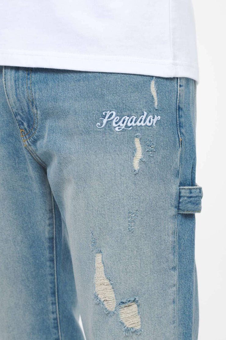 Pegador Alma Flared Jeans washed light blue