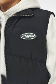 Pegador Yale Puffer Vest Black ink