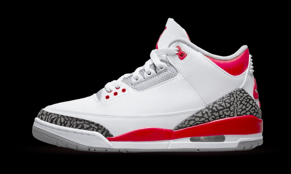 All red jordan 3 online