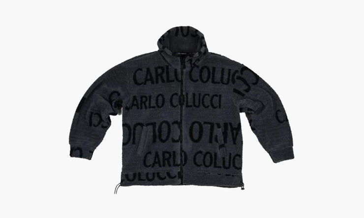 Carlo Colucci Teddy ZIP Jacket Black Cropz GmbH 