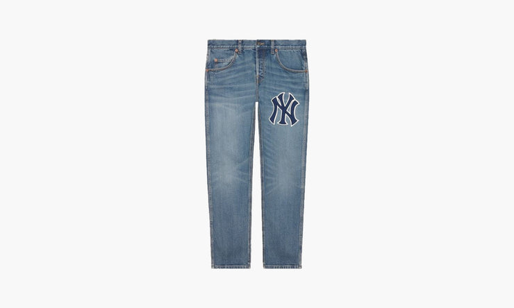 Gucci Tapered Yankees Logo Jeans 