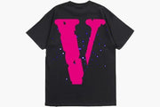 Vlone x Pop Smoke King of NY T-Shirt Black/Pink Rückansicht