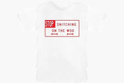 Vlone x Pop Smoke Stop Snitching T-Shirt White/Red Cropz GmbH 