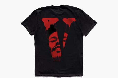 Vlone x The Weeknd After Hours Blood Drip T-Shirt Black/Red Rückansicht